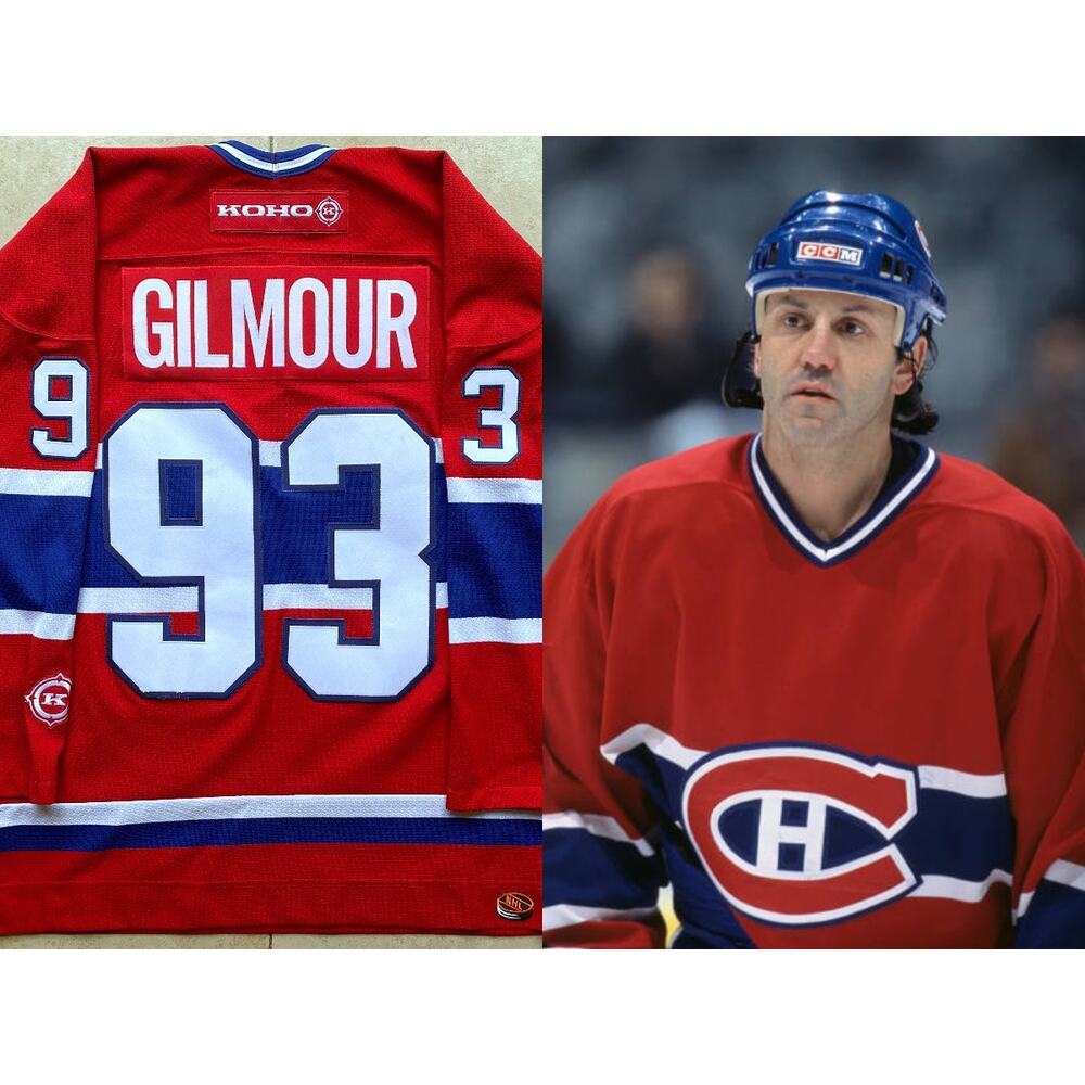 Doug GILMOUR #93 Montreal Canadiens 2000s KOHO jersey L red away NHL hockey vtg